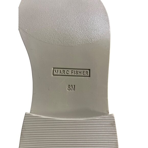 Marc Fisher Calixy Loafers Womens 8M Gray Fringe Slip-On Moc Toe NEW No Tags - Picture 11 of 16